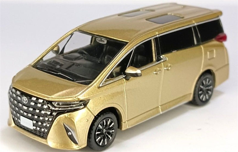 DCT Toyota New Alphard Mpv Gold RHD 1:64 Car Pre-built Model