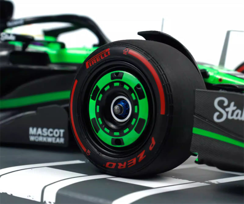 1:18  Stake Kick Sauber C44 #24 Zhou China GP 2024 Green  MINICHAMPS Limited Edition 888PCS ONLY Resin Car Model