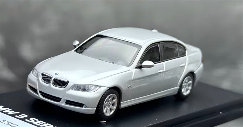 1:64 BMW 3 Series E90 Silver Almost Real DIECAST Civil Car Model