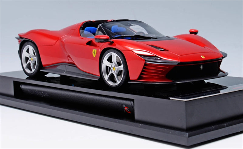 1:18 Ferrari daytona sp3 red Amalgam convertible Resin Car Model view6