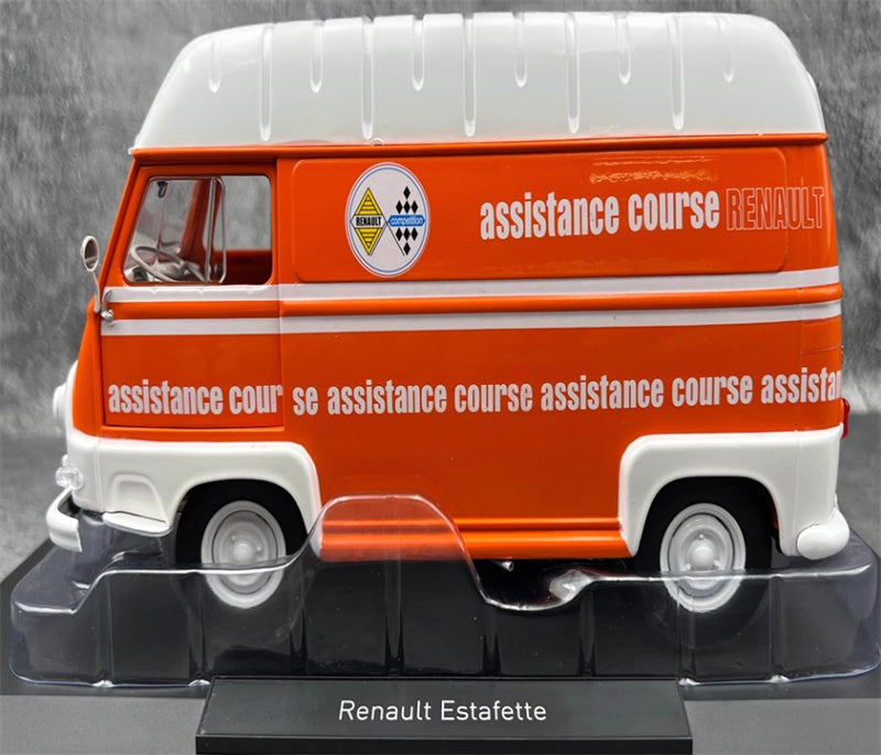 NOREV RENAULT ESTAFETTE ASSISTANCE COURSE 1967 orange 1:18 Car Pre-built Model view3