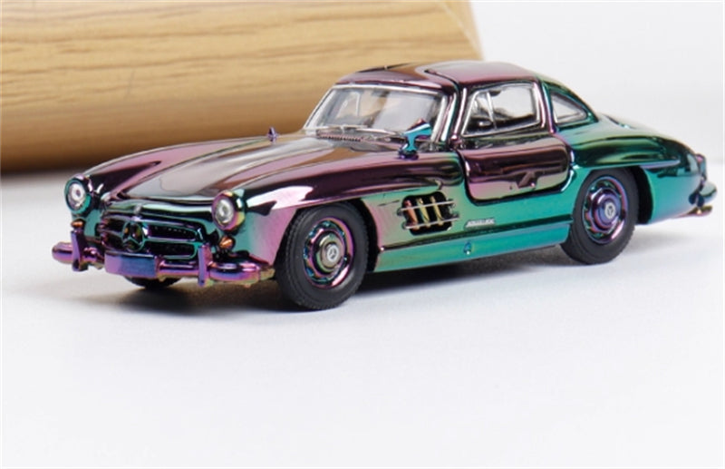 1:64 Mercedes Benz W198 300SL Chrome DCM DIECAST Limited Edition 300pcs ONLY Model
