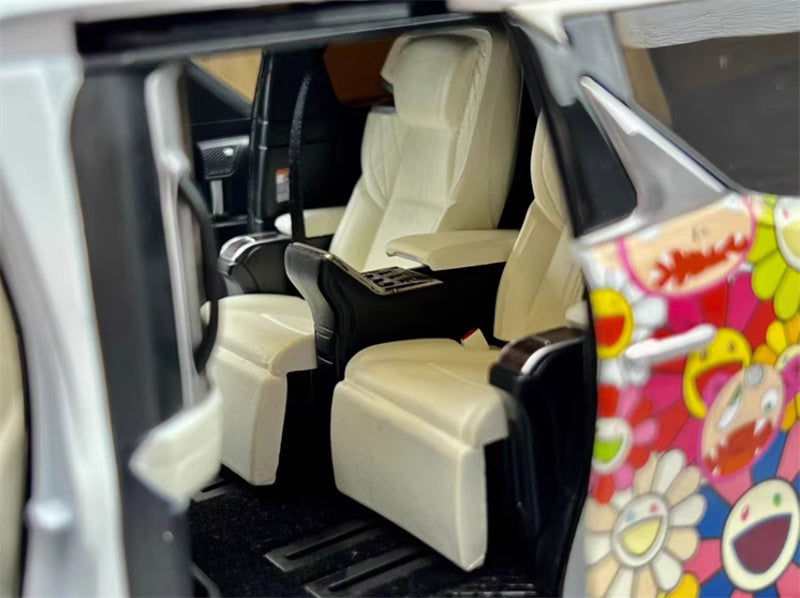 KengFai Lexus LM300H Sunflower coating Limited Edition 1:18 Car Pre-built Model view2