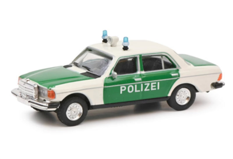 Schuco Mercedes Benz 280E Polizei European Police Car 1:87 Car Pre-built Model