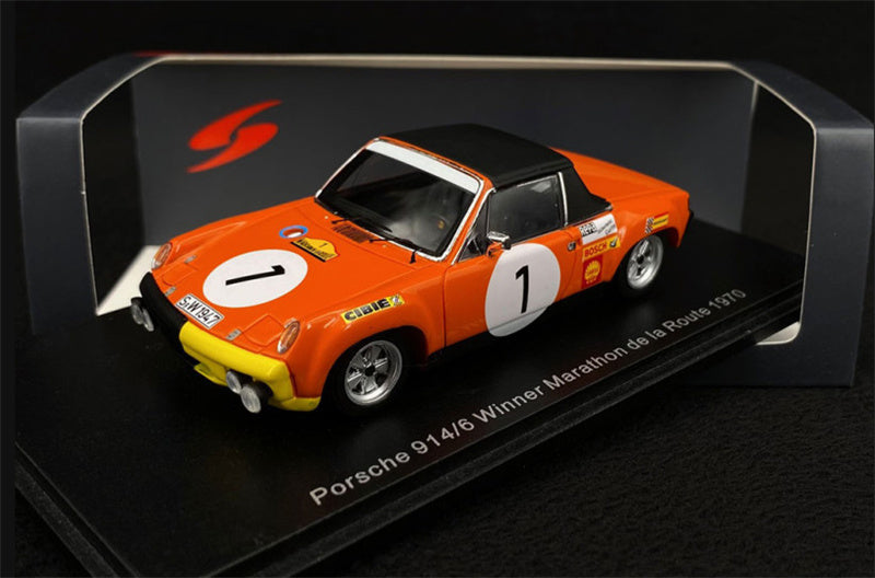 spark Porsche 914/6 Winner Marathon de la Route 1970 1:43 Pre-built Model view7
