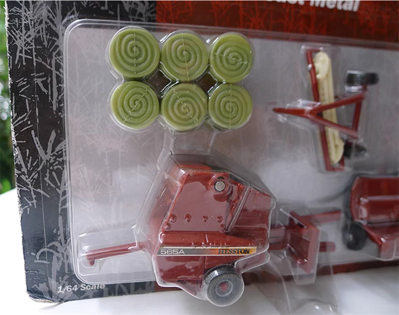 ERTL CASE Hesston Baling Set red 1:64 Truck Accessories Pre-built Model