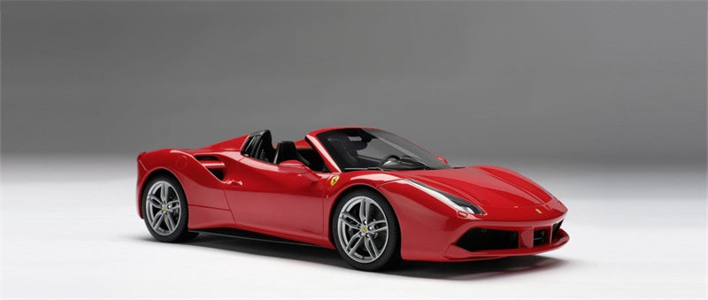 1:18 Ferrari 488 SPIDER red Amalgam Convertible Resin Car Model view3