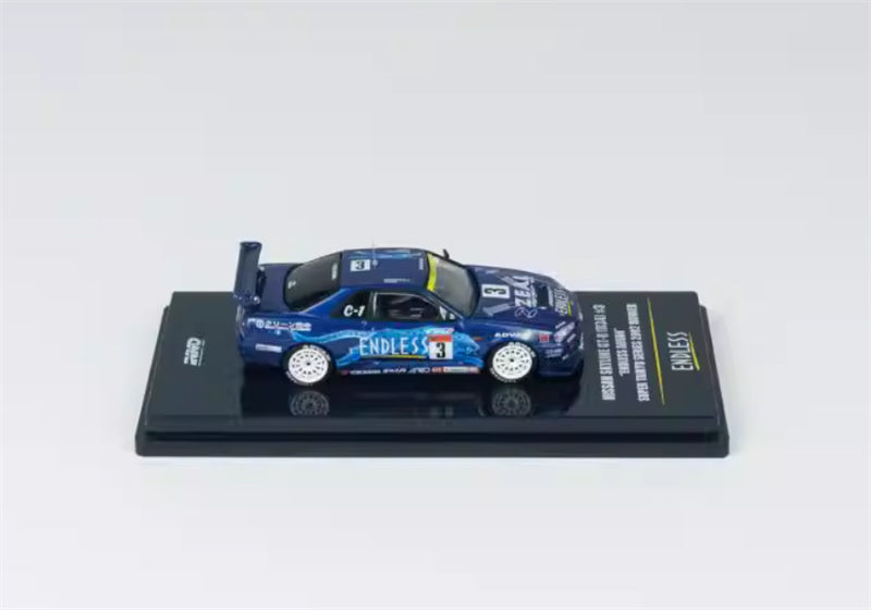 INNO64 2002 Nissan Skyline GT-R R34 #3 Blue 1:64 car Pre-built Model view4