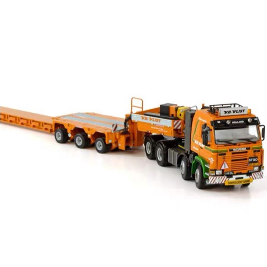 WSI  SCANIA 3 SERIES INTER COMBI SCHEUERLE SET VAN DER VLIST GROOT AMMERS 1:50 DIECAST Truck