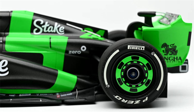 1:18 KICK  Sauber C44 #24 Zhou Guanyu China 2024 green MINICHAMPS  DIECAST Model