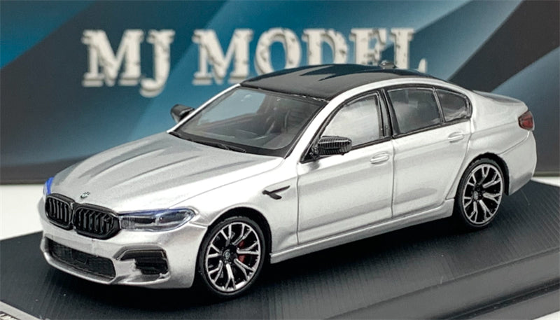 1:64 BMW M5 F90 Diamond Silver MJ Model Limited Edition 999PCS ONLY DIECAST Civil Car Model