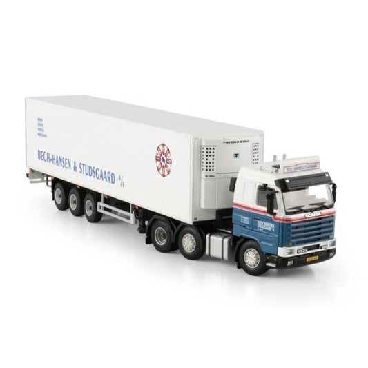 1:50 SCANIA BECH HANSEN 3 Series 6X2 REEFER TRAILER 3 AXLE WSI   DIECAST Model