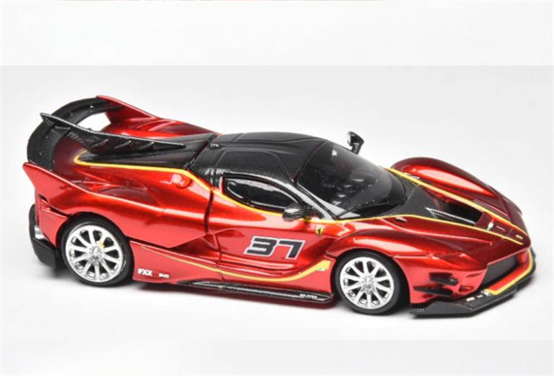 Little Toys Ferrari FXX-K EVO Supercar Limited Edition 699PCS ONLY Metallic Red #37 1:64 Car Pre-built Model view1