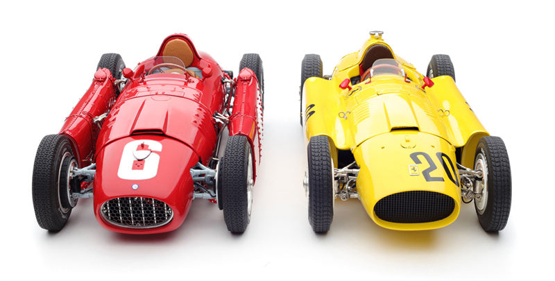 CMC BUNDLE Ferrari D50 (yellow) #20 and Lancia D50 (red) #6 Limited Edition 1/18 car Pre-a Model