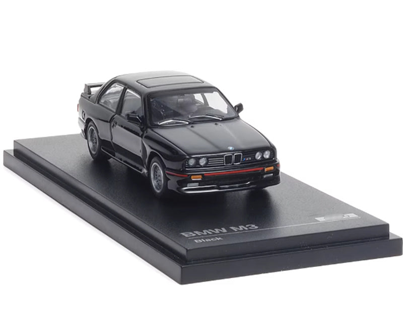 Almost Real BMW M3 E30 Black 1:64 Car Pre-built Airliner Model Display view10
