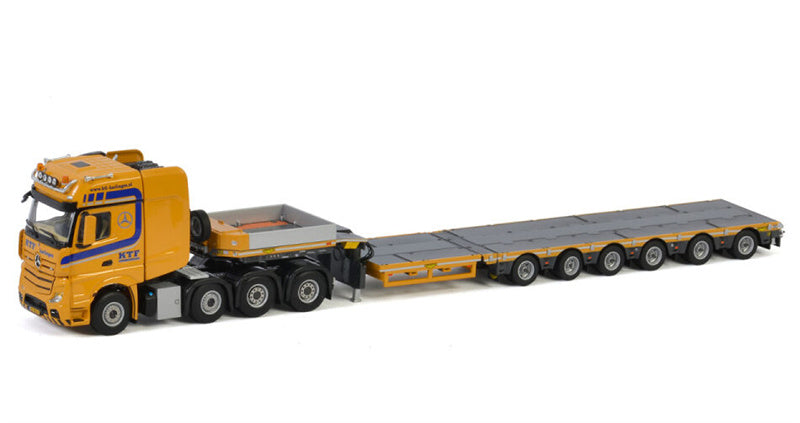 WSI ACTROS MP4 SLT GIGA SPACE 8X4 LOW LOADER - 6 AXLE KTF Harlingen 1:50 Truck Pre-built Model