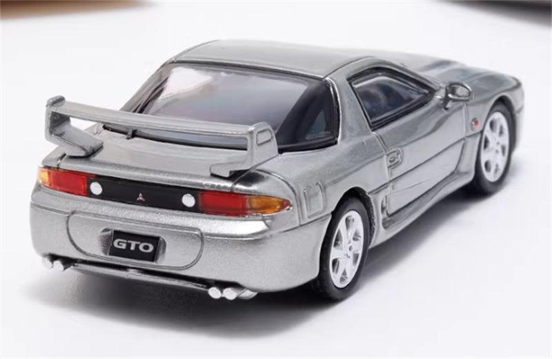 GAGHI MODELS Mitsubishi 3000GT GTO 1998 Silver 1:64 Car Pre-built Model