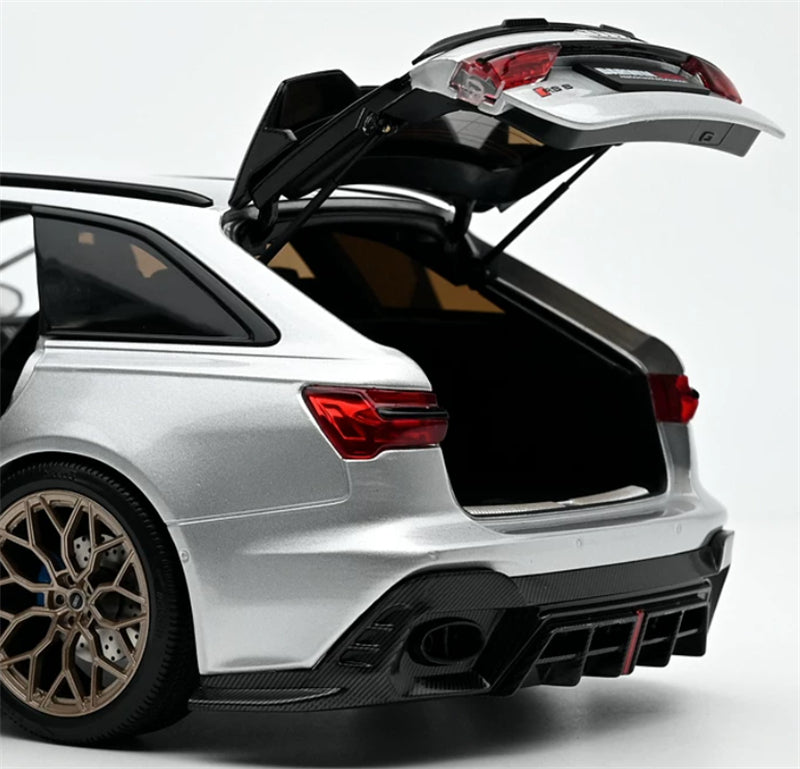 1:18 Audi DarwinPRO RS6  Silver/Black Cover HF2 wheel hub KiloWorks  DIECAST Model