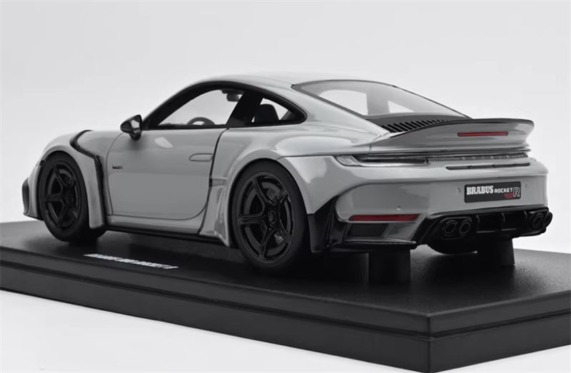 1:18 PORSCHE 911 BRABUS 900 ROCKET-R  Grey  GT SPIRIT No display box Limited Edition Resin Car Model