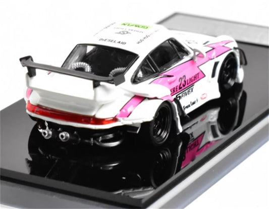 1:64 Porsche 911 RWB 993 Pink Lightning Night SW DIECAST Limited Edition 499pcs ONLY Model