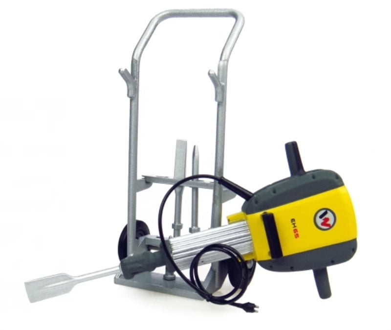 Universal Hobbies Neuson Hammer EH65 Electric handheld floor pecking machine 1:12 Truck Pre-built Model