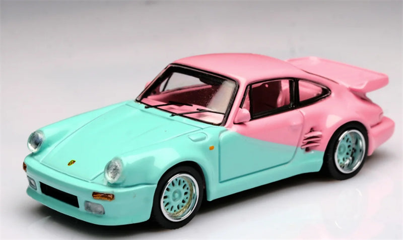 1:64 Porsche 911 930 Turbo Pink and Green Mortal DIECAST Limited Edition 399pcs ONLY Model