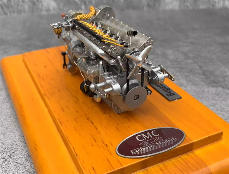CMC Bugatti 57 SC Engine 1938 1:18 Car Accessories Pre-built Model view3