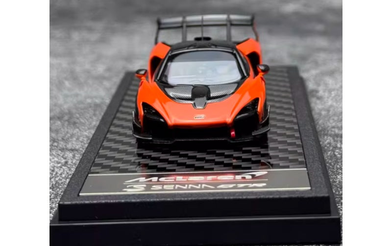 1:64 McLaren Senna GTR Papaya Orange LCD MODELS DIECAST Car Model