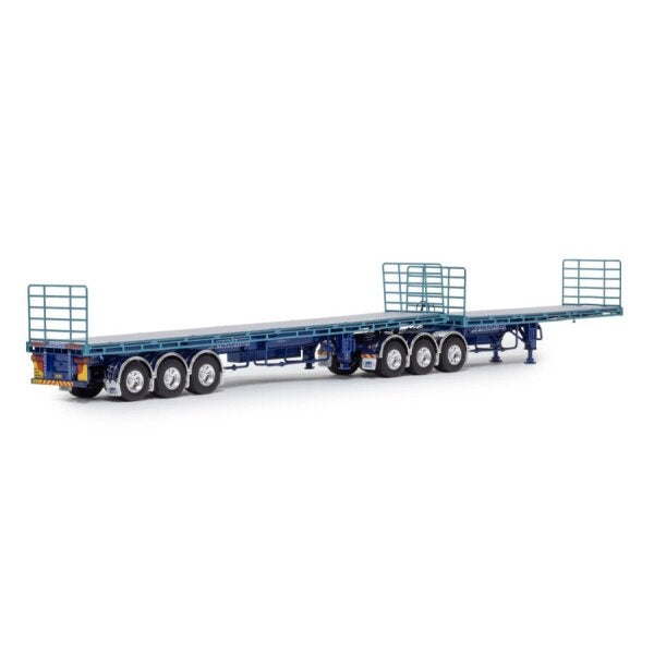 1:50 Maxitrans MACTRANS B DOUBLE Freighter Drake  Blue Diecast Model