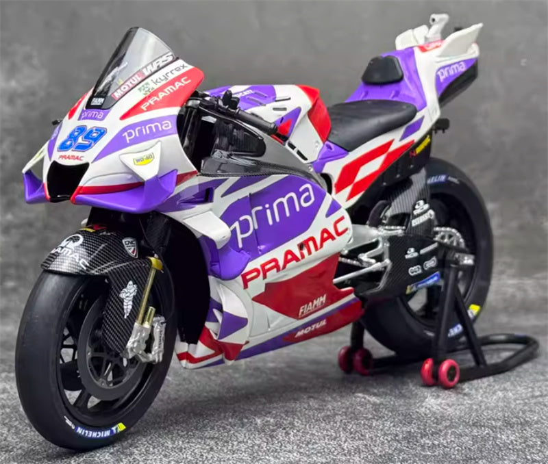 1:12 Ducati Pramac GP23 Jorge Martin 89# Ponma Racing Team 2023   Kiloworks  DIECAST motorcycle Model