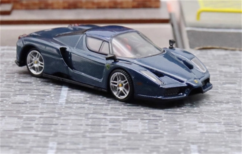 1:64 Ferrari Enzo Full Carbon Blue BSC DIECAST Limited Edition 299pcs ONLY Model