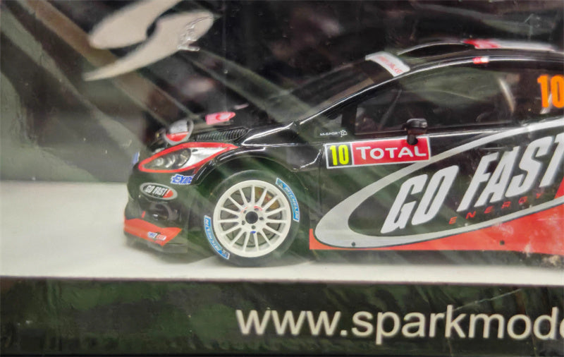 spark Ford fiesta RS #10 13th WRC Monte Carlo 2012 H.Solberg - I.Minor Total HURTIGRUTA CARGLASS 1:43 Car Pre-built Model view9