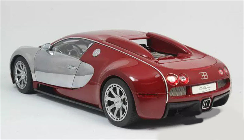 AUTOART Bugatti Veyron Ledition Centenaire Racing Red Silver Plated 1/18 DIECAST car