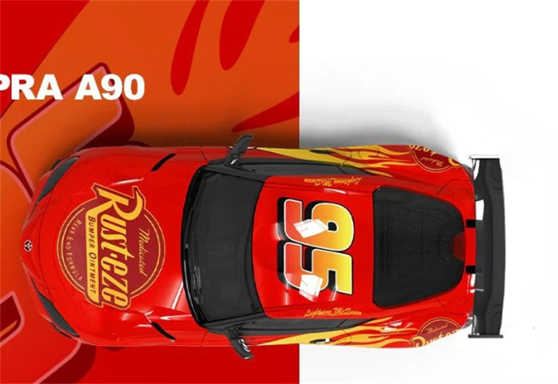 1:64 Toyota Supra A90 Red Cool Car DIECAST Limited Edition 500pcs ONLY Model