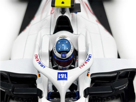 MINICHAMPS Haas VF-21 Schumacher Belgian GP 2021 #47 Limited Edition 504PCS ONLY Uralkali Cinturato Pirelli 1&1 1:18 Car Pre-built Model view2