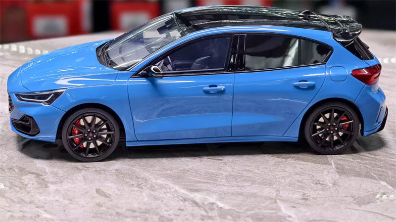 1:18 FORD FOCUS ST  2024 Blue  OTTO Limited Edition 999PCS ONLY Resin Car Model