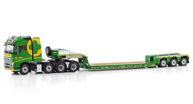 WSI  VOLVO FH4 GLOBETROTTER 8X4 LOWLOADER - 3 AXLE Zwatra 1:50 DIECAST Truck