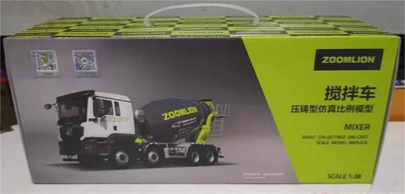 ZOOMLION SHACMAN M3000S 4 axle Mixer Truck 1:38 Truck Pre-built Model
