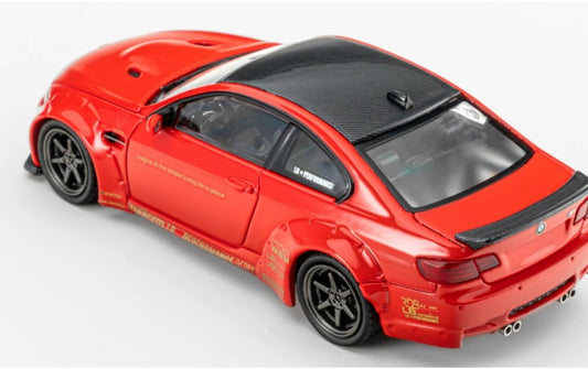 1:64 BMW LB M3 E92  Standard Red Fine model  Limited Edition 699PCS ONLY DIECAST Model