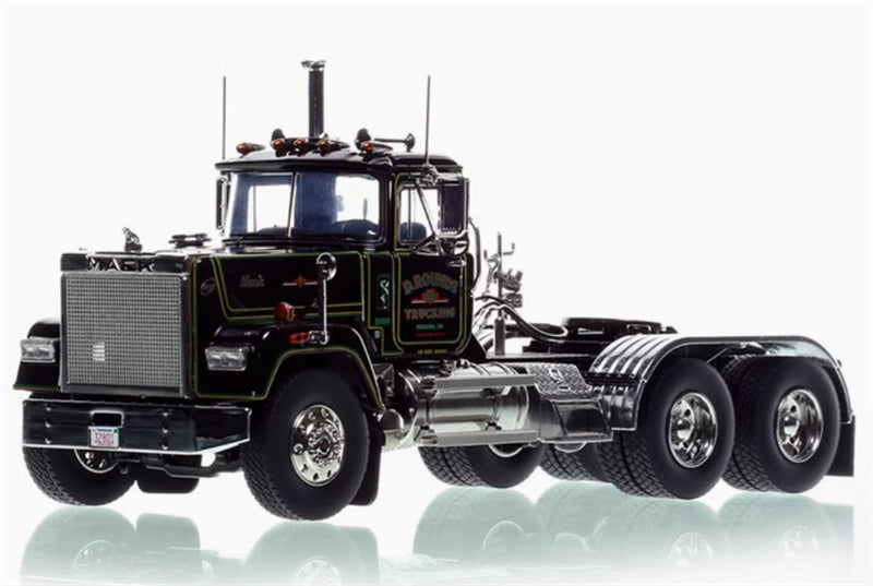 Heavy Haul Replicas 1988 Mack Double Axle Tractor Truck D. Rounds 1:50 Truck Pre-built Model