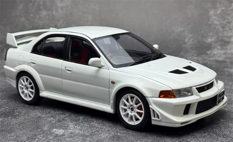 1:18 Mitsubishi Lancer Evolution VI (6.5) GSR T.M.E  Scotia White MOTORHELIX Limited Edition 699PCS ONLY DIECAST Model