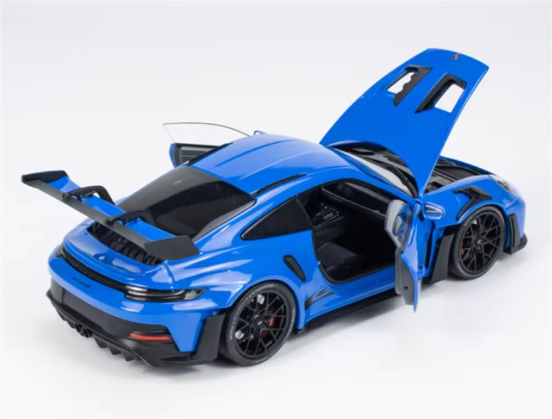 1:18 PORSCHE 911 (992) GT3 RS 2022 Blue w/ Black wheel hub  MINICHAMPS Limited Edition 500PCS ONLY DIECAST Car Model