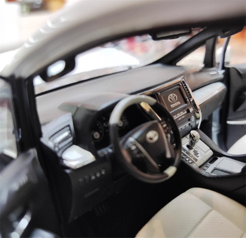 KengFai Toyota Vellfire MPV Business Vehicle white left hand drive 1:18 Car Pre-built Model view9