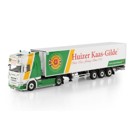 1:50 SCANIA VISSER KAAS R CR20H 4X2 REEFER TRAILER 3 AXLE WSI   Diecast Model