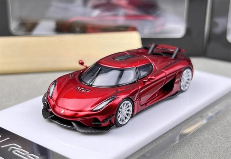 TPC Koenigsegg Regera red Limited Edition 999PCS ONLY 1:64 Car Pre-built Model view1