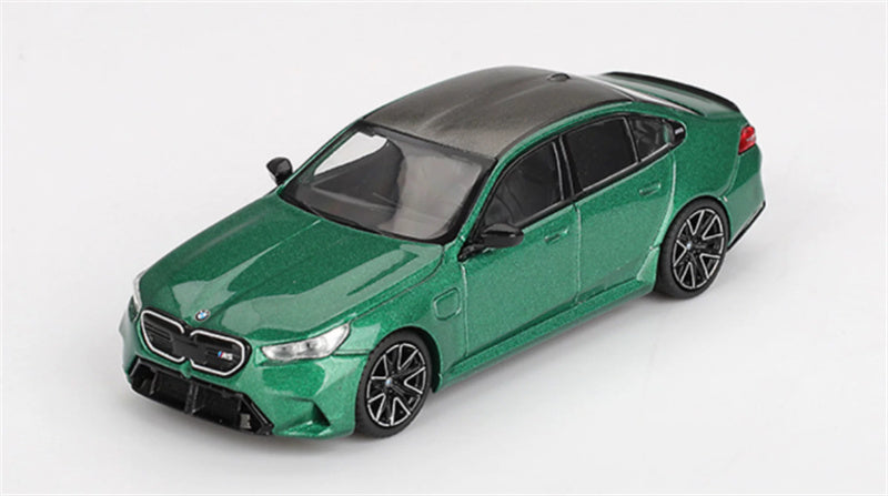 1:64 BMW M5 G90 Isle of Man Green Metallic MINIGT DIECAST Model