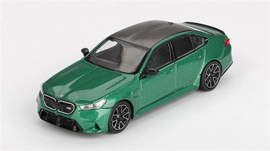 1:64 BMW M5 G90 Isle of Man Green Metallic MINIGT DIECAST Model