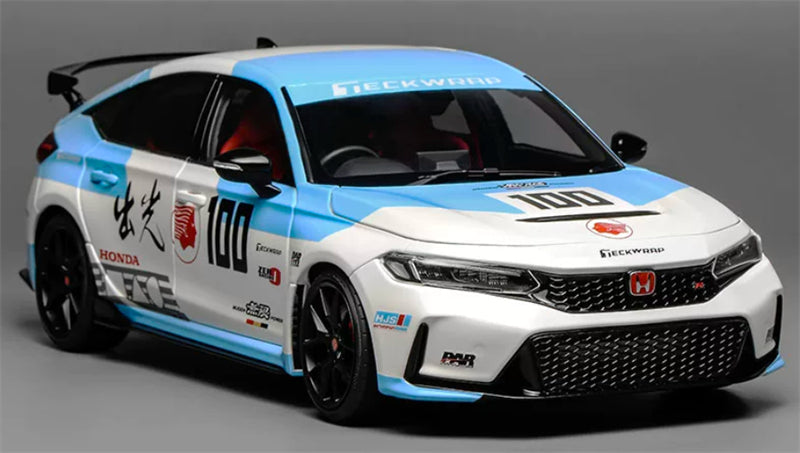 1:18 Honda Civic Type R FL5  Idemistu Motion Blue MOTORHELIX Limited Edition 499PCS ONLY DIECAST Model
