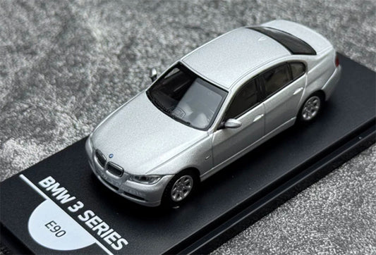 1:64 BMW 3 Series E90 Silver Almost Real DIECAST Civil Car Model