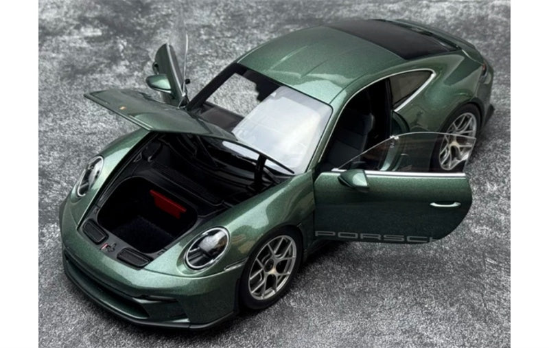 1:18 Porsche 911 S/T  Green - Silver Wheel NOREV without tail fin DIECAST Model
